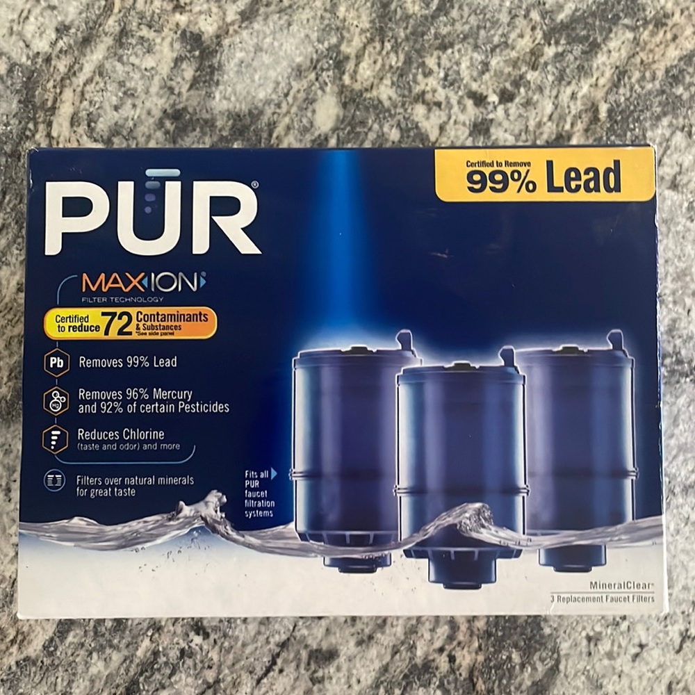 Pur Max Ion Water Filters PUR Rf-9999/00544 Fltr 3Stage 3-Pk